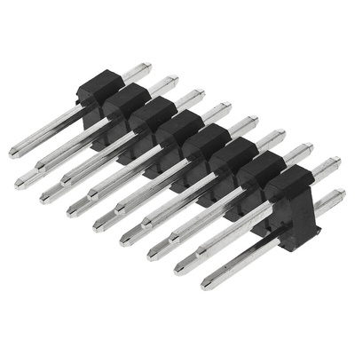 RS PRO Straight Through Hole Pin Header, 16 Contact(s), 2.54mm Pitch, 2 Row(s), Unshrouded
