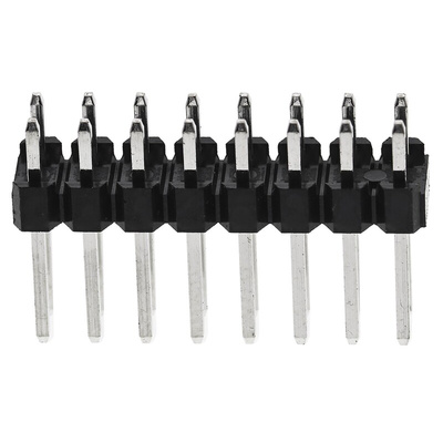 RS PRO Straight Through Hole Pin Header, 16 Contact(s), 2.54mm Pitch, 2 Row(s), Unshrouded