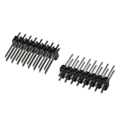 RS PRO Straight Through Hole Pin Header, 16 Contact(s), 2.54mm Pitch, 2 Row(s), Unshrouded