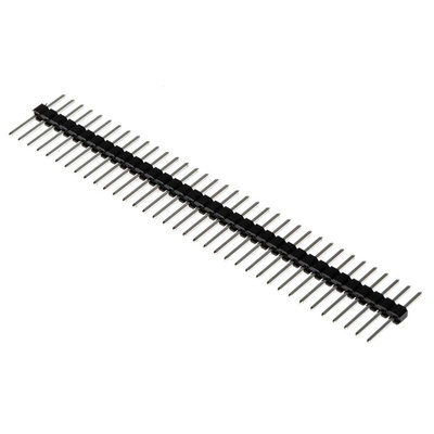 RS PRO Straight Through Hole Pin Header, 36 Contact(s), 2.54mm Pitch, 1 Row(s), Unshrouded