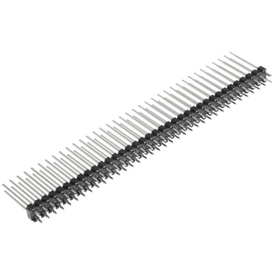 RS PRO Straight Through Hole Pin Header, 72 Contact(s), 2.54mm Pitch, 2 Row(s), Unshrouded