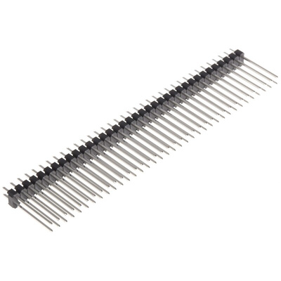 RS PRO Straight Through Hole Pin Header, 72 Contact(s), 2.54mm Pitch, 2 Row(s), Unshrouded