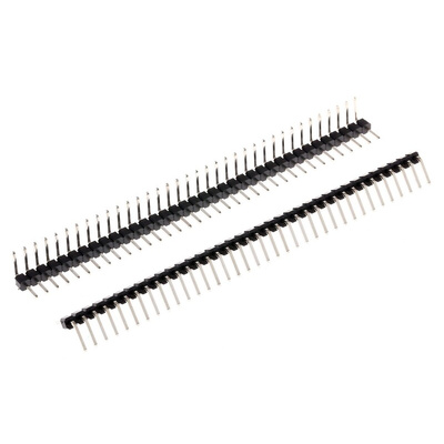 RS PRO Right Angle Through Hole Pin Header, 36 Contact(s), 2.54mm Pitch, 1 Row(s), Unshrouded