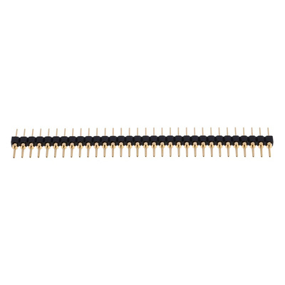 RS PRO Straight Through Hole Pin Header, 32 Contact(s), 2.54mm Pitch, 1 Row(s), Unshrouded