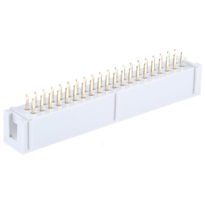 RS PRO Straight Through Hole PCB Header, 40 Contact(s), 2.54mm Pitch, 2 Row(s), Shrouded