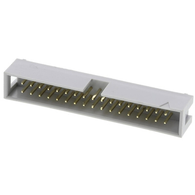 RS PRO Straight Through Hole PCB Header, 34 Contact(s), 2.54mm Pitch, 2 Row(s), Shrouded