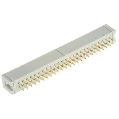 RS PRO Straight Through Hole PCB Header, 50 Contact(s), 2.54mm Pitch, 2 Row(s), Shrouded