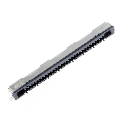 JAE, FI-E 1mm Pitch 30 Way 1 Row Right Angle Surface Mount LVDS Connector, Plug Housing, Solder Termination