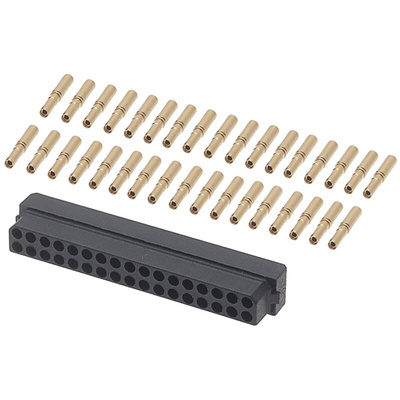 HARWIN Datamate Connector Kit Containing 17+17 DIL Female Socket