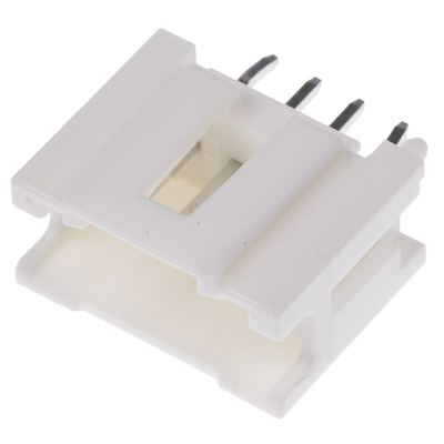 Molex MicroClasp Series Straight Through Hole PCB Header, 4 Contact(s), 2.0mm Pitch, 1 Row(s), Shrouded