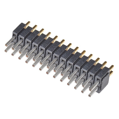 Samtec FTSH Series Straight Surface Mount Pin Header, 26 Contact(s), 1.27mm Pitch, 2 Row(s), Unshrouded