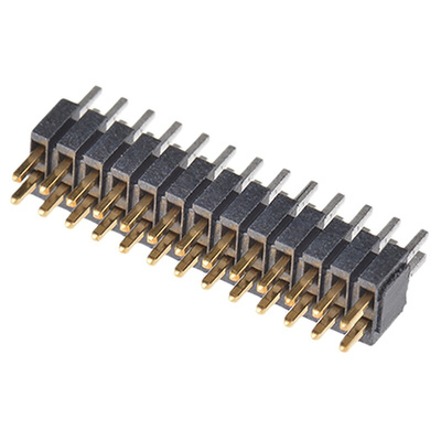 Samtec FTSH Series Straight Surface Mount Pin Header, 26 Contact(s), 1.27mm Pitch, 2 Row(s), Unshrouded