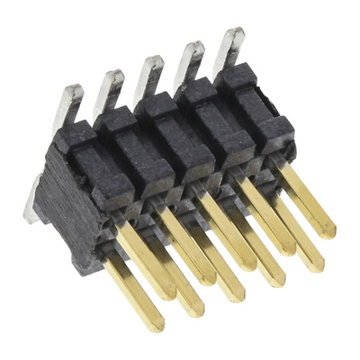 Samtec FTSH Series Straight Surface Mount Pin Header, 10 Contact(s), 1.27mm Pitch, 2 Row(s), Unshrouded