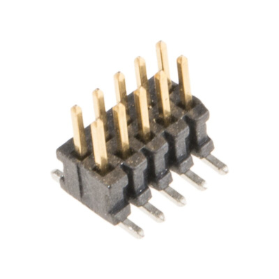 Samtec FTSH Series Straight Surface Mount Pin Header, 10 Contact(s), 1.27mm Pitch, 2 Row(s), Unshrouded