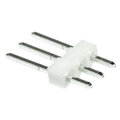 Molex KK 254 Series Straight Through Hole Pin Header, 3 Contact(s), 2.54mm Pitch, 1 Row(s), Unshrouded