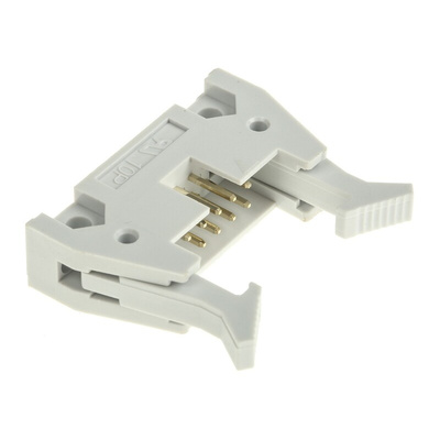 RS PRO Right Angle Through Hole PCB Header, 10 Contact(s), 2.54mm Pitch, Shrouded