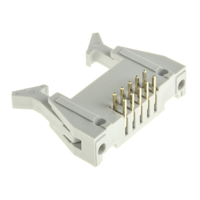 RS PRO Right Angle Through Hole PCB Header, 10 Contact(s), 2.54mm Pitch, Shrouded