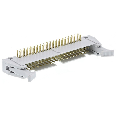 RS PRO Right Angle Through Hole PCB Header, 40 Contact(s), 2.54mm Pitch, Shrouded