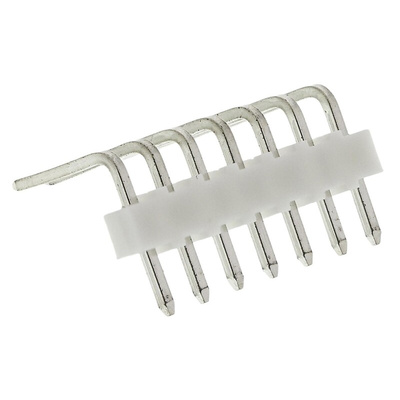 Molex KK 254 Series Right Angle Through Hole Pin Header, 7 Contact(s), 2.54mm Pitch, 1 Row(s), Unshrouded
