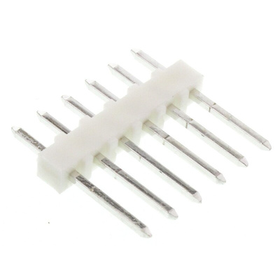 Molex KK 254 Series Straight Through Hole Pin Header, 6 Contact(s), 2.54mm Pitch, 1 Row(s), Unshrouded