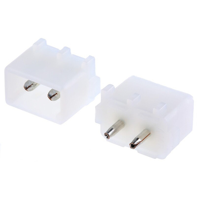 TE Connectivity Commercial MATE-N-LOK Series Straight Through Hole PCB Header, 2 Contact(s), 5.08mm Pitch, 1 Row(s),