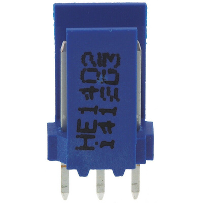 TE Connectivity AMPMODU HE14 Series Straight Through Hole PCB Header, 3 Contact(s), 2.54mm Pitch, 1 Row(s), Shrouded