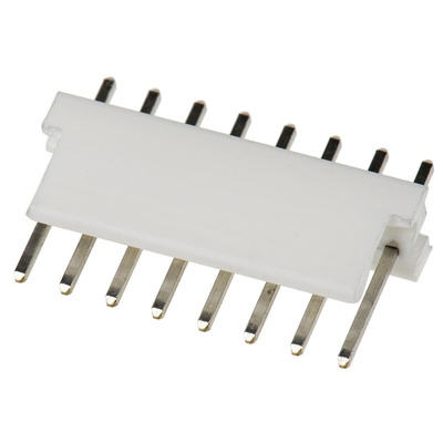 TE Connectivity MTA-100 Series Straight Through Hole Pin Header, 8 Contact(s), 2.54mm Pitch, 1 Row(s), Unshrouded