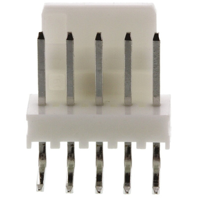 Molex 7395 Series Right Angle Through Hole Pin Header, 5 Contact(s), 2.54mm Pitch, 1 Row(s), Unshrouded