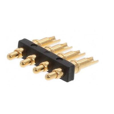 RS PRO Straight Through Hole PCB Connector, 4 Contact(s), 2.54mm Pitch, 1 Row(s), Unshrouded