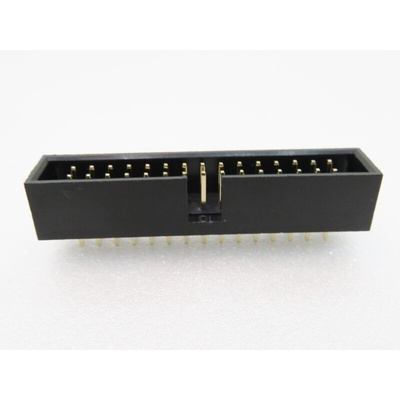 RS PRO Vertical PCB Header, 30 Contact(s), 2.54mm Pitch, 2 Row(s), Shrouded