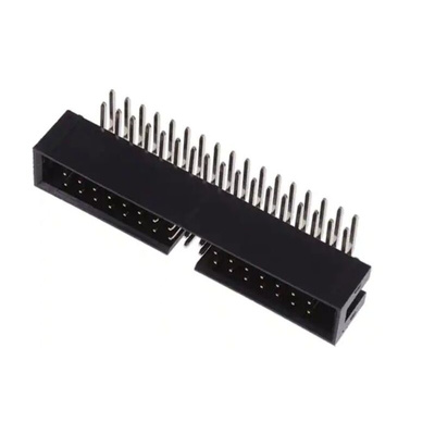 RS PRO Right Angle PCB Header, 34 Contact(s), 2.54mm Pitch, 2 Row(s), Shrouded