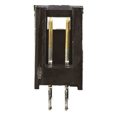 TE Connectivity AMPMODU MOD II Series Straight Through Hole PCB Header, 2 Contact(s), 2.54mm Pitch, 1 Row(s), Shrouded