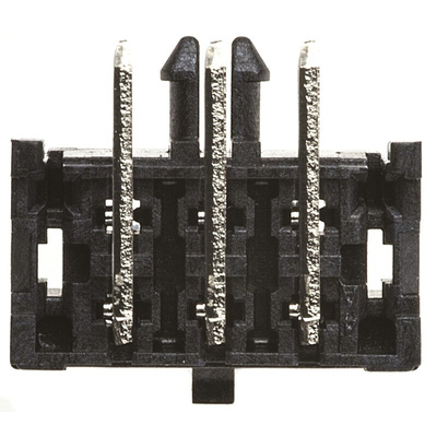 Molex Micro-Fit 3.0 Series Right Angle Through Hole PCB Header, 6 Contact(s), 3.0mm Pitch, 2 Row(s), Shrouded