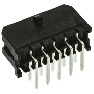 Molex Micro-Fit 3.0 Series Right Angle Through Hole PCB Header, 10 Contact(s), 3.0mm Pitch, 2 Row(s), Shrouded