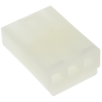 Molex 3191 Series Straight Free Hanging Housing Plug, 3 Contact(s), 6.7mm Pitch, 1 Row(s)