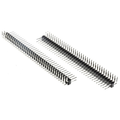 RS PRO Right Angle Through Hole Pin Header, 72 Contact(s), 2.54mm Pitch, 2 Row(s), Unshrouded