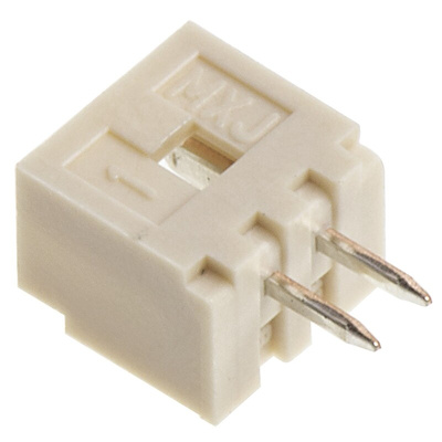 Molex PicoBlade Series Straight Through Hole PCB Header, 2 Contact(s), 1.25mm Pitch, 1 Row(s), Shrouded