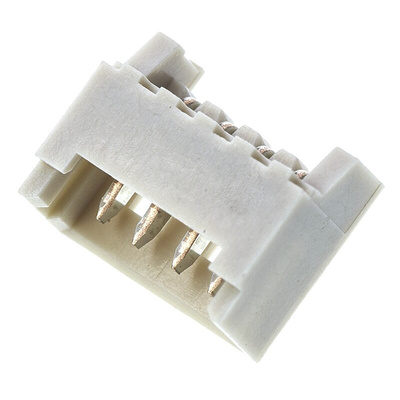 Molex PicoBlade Series Right Angle Through Hole PCB Header, 4 Contact(s), 1.25mm Pitch, 1 Row(s), Shrouded