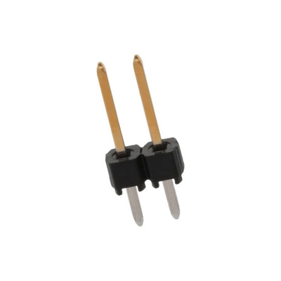Molex C-Grid III Series Straight Through Hole Pin Header, 2 Contact(s), 2.54mm Pitch, 1 Row(s), Unshrouded