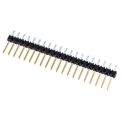 Molex C-Grid III Series Straight Through Hole Pin Header, 20 Contact(s), 2.54mm Pitch, 1 Row(s), Unshrouded