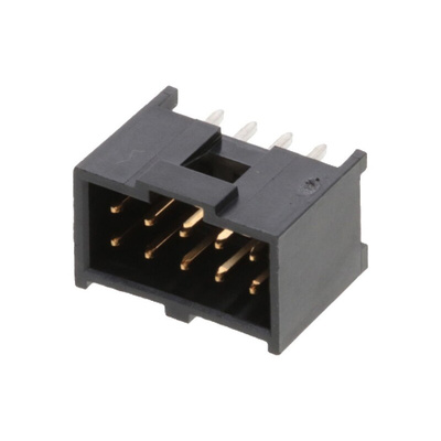 Molex C-Grid III Series Straight Through Hole PCB Header, 10 Contact(s), 2.54mm Pitch, 2 Row(s), Shrouded