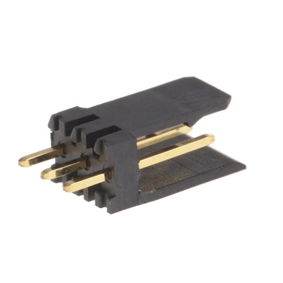 Stelvio Kontek 475 Series Straight Through Hole PCB Header, 3 Contact(s), 2.54mm Pitch, 1 Row(s), Shrouded