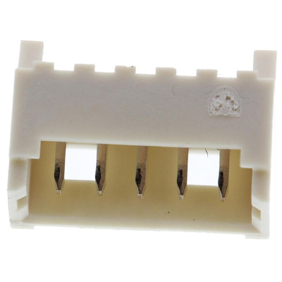 Molex PicoBlade Series Right Angle Through Hole PCB Header, 5 Contact(s), 1.25mm Pitch, 1 Row(s), Shrouded