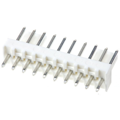 Molex KK 254 Series Straight Through Hole Pin Header, 10 Contact(s), 2.54mm Pitch, 1 Row(s), Unshrouded