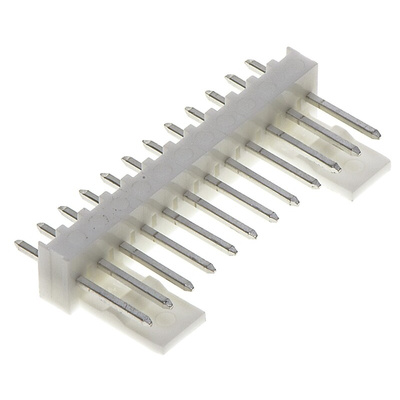 Molex KK 254 Series Straight Through Hole Pin Header, 12 Contact(s), 2.54mm Pitch, 1 Row(s), Unshrouded