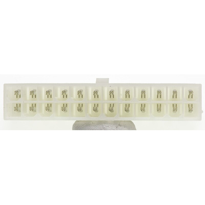 Molex Mini-Fit Jr. Series Straight Through Hole PCB Header, 24 Contact(s), 4.2mm Pitch, 2 Row(s), Shrouded