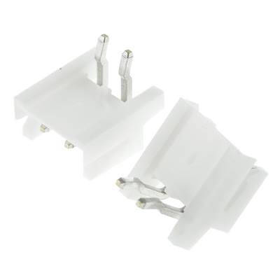 JST EH Series Right Angle Through Hole PCB Header, 2 Contact(s), 2.5mm Pitch, 1 Row(s), Shrouded