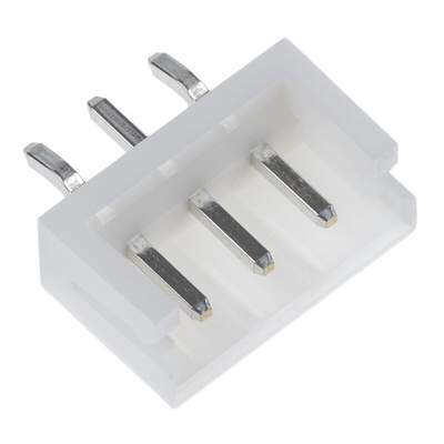 JST EH Series Straight Through Hole PCB Header, 3 Contact(s), 2.5mm Pitch, 1 Row(s), Shrouded