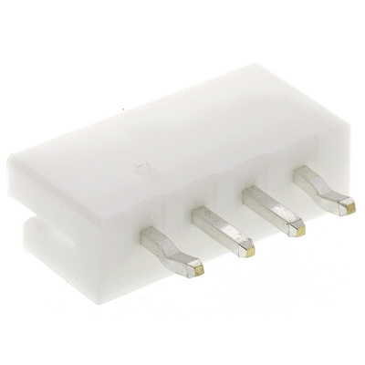 JST EH Series Straight Through Hole PCB Header, 4 Contact(s), 2.5mm Pitch, 1 Row(s), Shrouded