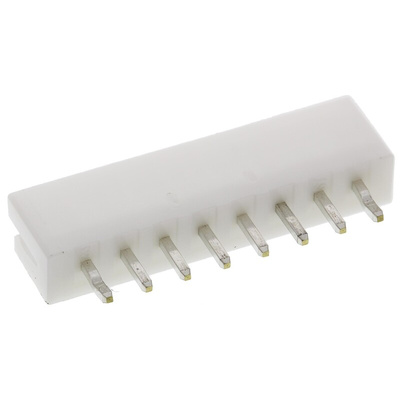 JST EH Series Straight Through Hole PCB Header, 8 Contact(s), 2.5mm Pitch, 1 Row(s), Shrouded